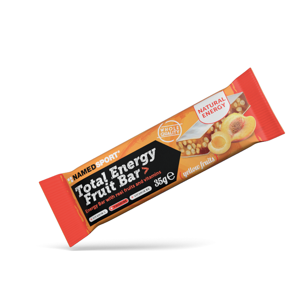 **NAMEDSPORT TOTAL ENERGY - YELLOW FRUIT FRUIT BAR 35G (BOX OF 25)