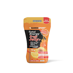 **NAMEDSPORT TOTAL ENERGY - PEACH FRUIT JELLY ORANGE 42G (BOX OF 28)