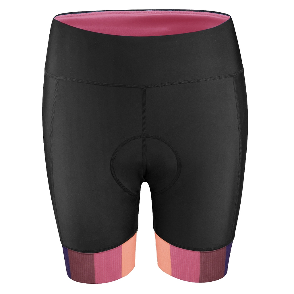 **FORCE VICTORY LADYS WAIST SHORTS WITH PAD S BLACK -PINK