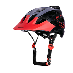 **FORCE RAPTOR MTB HELMET GREY/RED  S/M