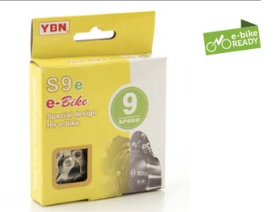 YBN 9-SPEED E-BIKE S9E-S2 CHAIN