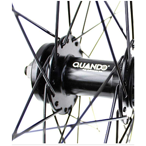 27.5 FRONT V- BRAKE  WHEEL STD AXLE BLACK