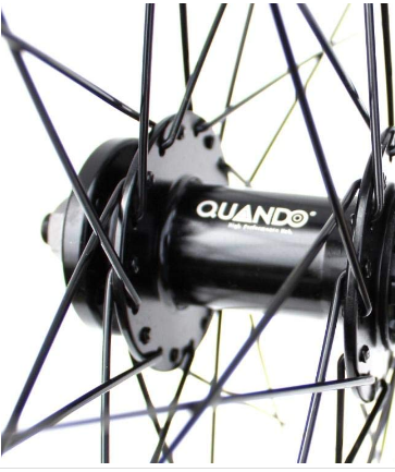 27.5 FRONT V- BRAKE  WHEEL STD AXLE BLACK