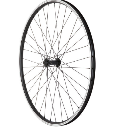 700c HYBRID QR FRONT WHEEL DOUBLE WALL BLACK