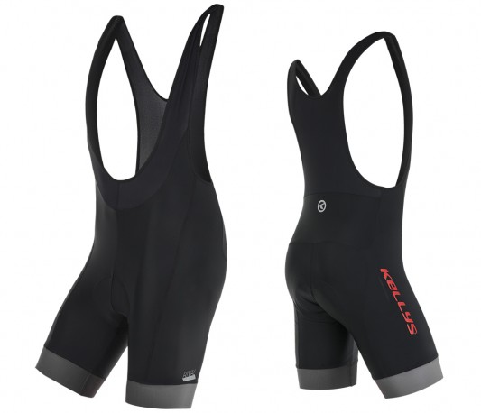 KELLYS RIVAL BIBSHORTS WITH PADDING BLACK SMALL