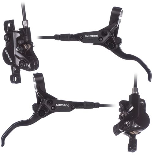 Shimano hydraulic disc brake set front and rear online