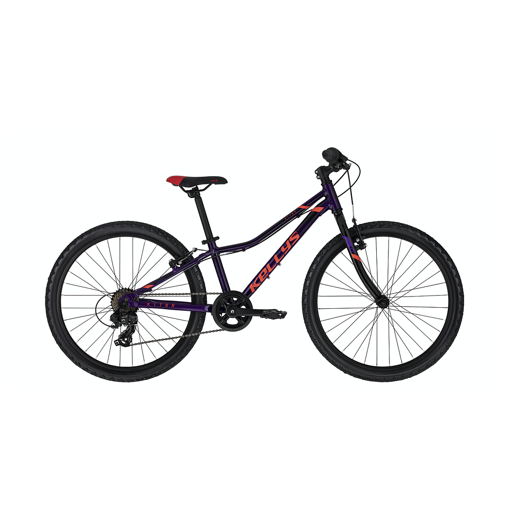 KELLYS KITER 30 JUNIOR BIKE PURPLE  24" WHEEL