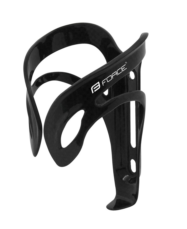 FORCE LENS BOTTLE CAGE  PLASTIC, MATT BLACK