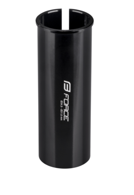 FORCE SEAT POST ADAPTER 34,9-30,9mm, ALLOY, BLACK