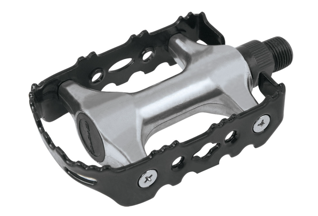 FORCE PEDALS 910 PEDAL 9/16 ALU.  SILVER / BLACK
