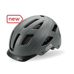 **GES CITY HELMET WITH LIGHT GREY L (59-61)