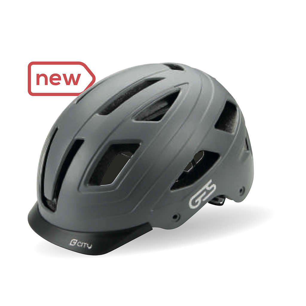 GES CITY HELMET WITH LIGHT GREY L (59-61)