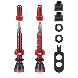 **FORCE TUBELESS VALVE SET  44 mm RED
