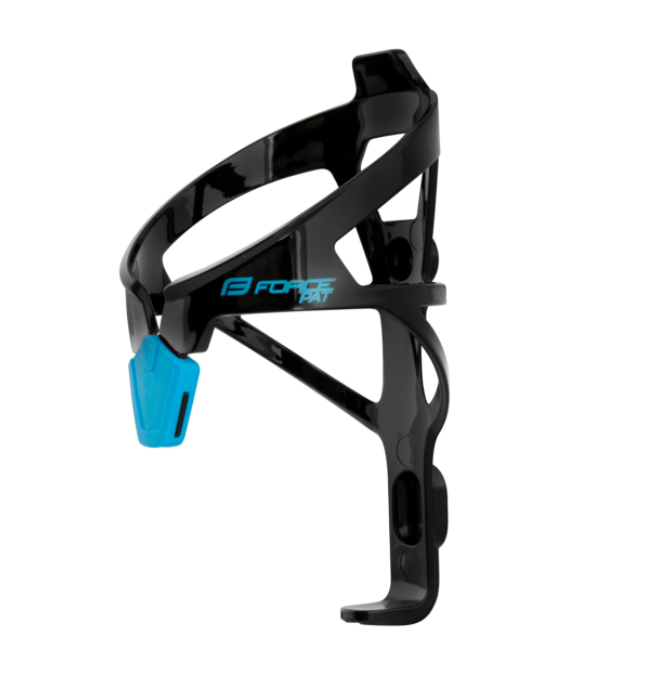 FORCE PAT BOTTLE CAGE BLACK /BLUE