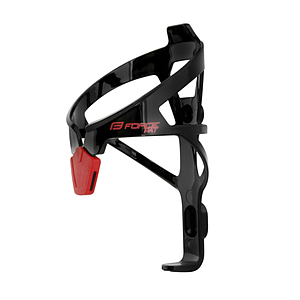 FORCE PAT BOTTLE CAGE BLACK /RED