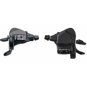 **MICROSHIFT FLATBAR THUMB SHIFTERS TS39 7 X 3 SPEED