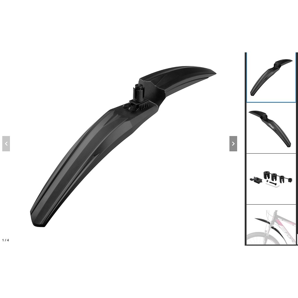 FORCE F WIGO FRONT MUDGUARD 24&quot;-29&quot; BLACK