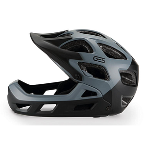 **GES D-SCENT DOWNHILL HELMET L BLACK /GREY (54-60)