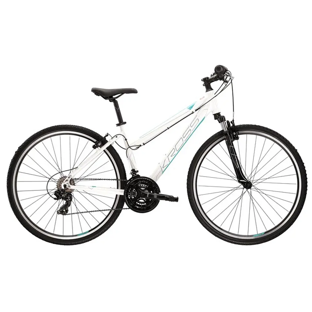 KROSS EVADO 1.0 M WHITE /TURQUOISE 19&quot;