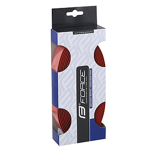 **FORCE EVA HANDLEBAR TAPE & PLUGS RED