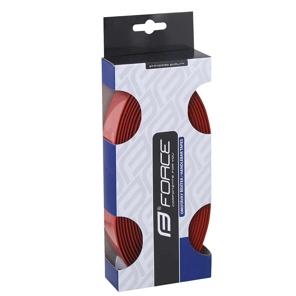 **FORCE EVA HANDLEBAR TAPE &amp; PLUGS RED