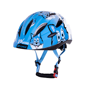 **FORCE WOLF CHILDS HELMET BLUE/WHITE S-M (52-56)