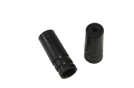 **GES GEAR CASING CABLE FERRULE BLACK 4MM (100 PKT)