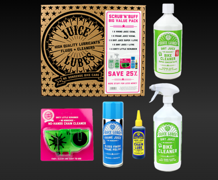 **JUICE LUBES SCRUB & BUFF PACK