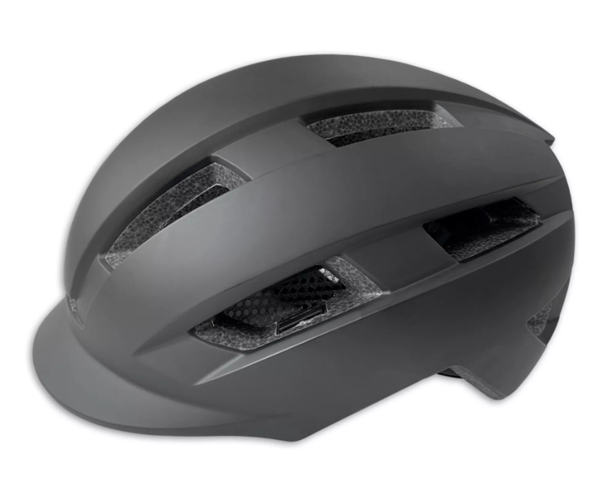 **LYNX CITY MOVE HELMET WITH LIGHT BLACK L (59-61)