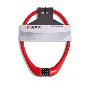 LYNX SILICON COMBINATION LOCK RED