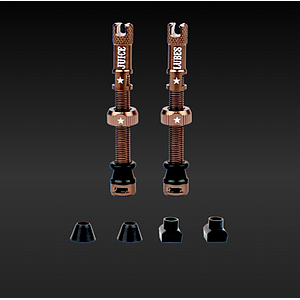 JUICE LUBES TUBELESS VALVE SET COPPER 48mm