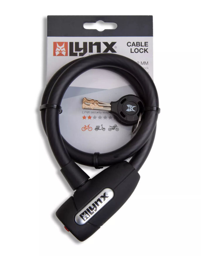 LYNX CABLE LOCK 60CM X 12mm