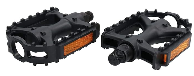 RESIN PEDAL WITH REFLECTOR 9/16"