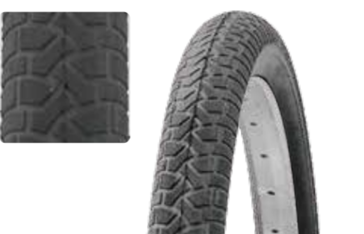 COMPASS TYRE 12 X 1.75 3mm ANTI-PUNCTURE BLACK