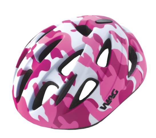 WAG SKY KIDS HELMET XS (48-52) CAMOUFLAGE PINK