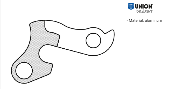 UNION MARWI GH-011 DROPOUT HANGER
