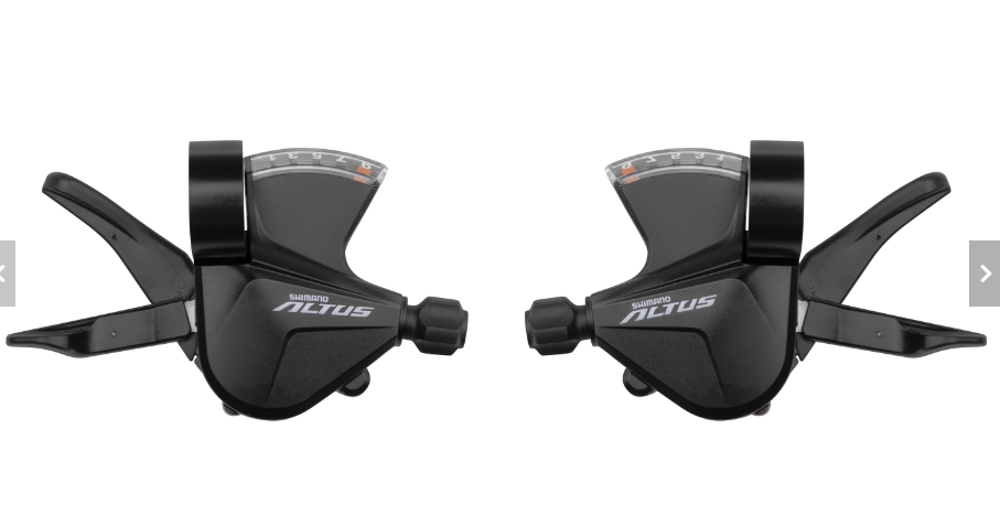 **SHIMANO ALTUS RAPIDFIRE SLM2010 2 X 9  SPEED SHIFTERS (PAIR)