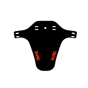 WAG FRONT MUDGUARD BLACK/RED