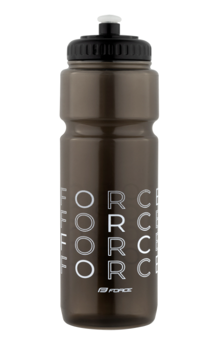FORCE ENJOY 0.75L DRINK BOTTLE TRANSPARENT BLACK/WHITE