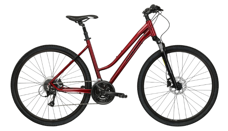 KROSS EVADO 4.0 RUBY/BLACK  DL (17&quot;)