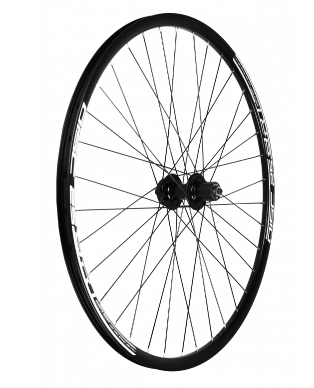 26" REAR 6 BOLT DISC CASSETTE  WHEEL  BLACK