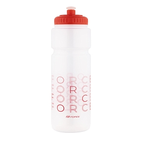 FORCE ENJOY 0.75L DRINK BOTTLE TRANSPARENT RED