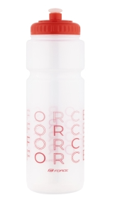 FORCE ENJOY 0.75L DRINK BOTTLE TRANSPARENT RED
