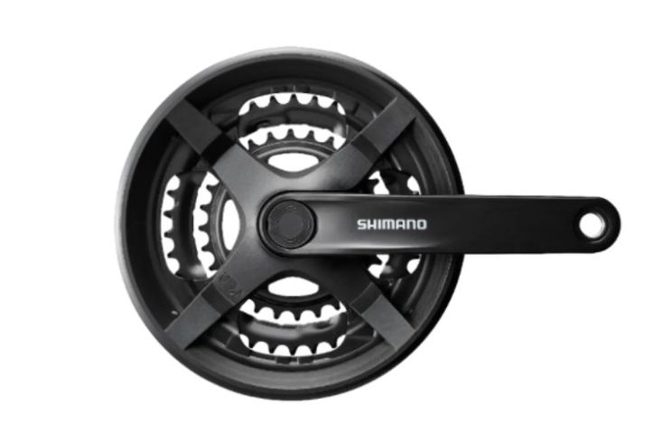 **SHIMANO TOURNEY TY-301CHAINSET BLACK 48/38/28T