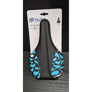 **FLOW JUNIOR SADDLE BLK/BLUE