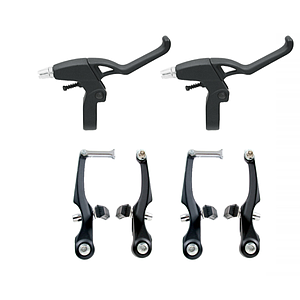 WAG ALLOY V BRAKE SET  BLACK