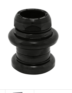 11/8&quot; THREADED HEADSET BLACK