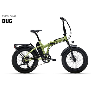 **ADRIATICA BUG FOLD 20" (FOLDING)  E-BIKE GREEN HYDRAULIC BRAKES