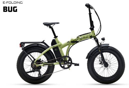 ADRIATICA BUG FOLD 20" (FOLDING)  E-BIKE GREEN HYDRAULIC BRAKES