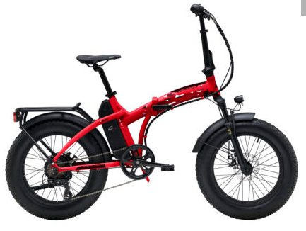 ADRIATICA BUG FOLD 20" (FOLDING)  E-BIKE RED HYDRAULIC BRAKES